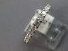 1.29CT DIAMOND 14K WHITE GOLD SHARED PRONG ETERNITY 3mm WEDDING ANNIVERSARY RING