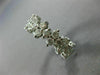WIDE 2.73CT DIAMOND 14KT WHITE GOLD 3D 3 ROW ETERNITY WEDDING ANNIVERSARY RING