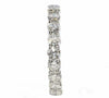 2.85CT DIAMOND 18K WHITE GOLD ROUND SHARED PRONG LUCIDA ETERNITY ENGAGEMENT RING