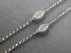 .45CT DIAMOND 14KT WHITE GOLD 3D CHANDELIER FILIGREE FLOWER BY THE YARD NECKLACE