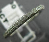 ESTATE .48CT DIAMOND 14KT WHITE GOLD COMFORT FIT WEDDING ANNIVERSARY RING 20793