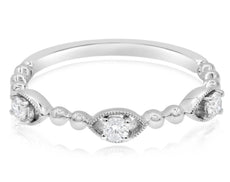 .20CT DIAMOND 14KT WHITE GOLD 3D 3 STONE MARQUISE SHAPE PAST PRESENT FUTURE RING