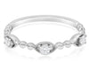 .20CT DIAMOND 14KT WHITE GOLD 3D 3 STONE MARQUISE SHAPE PAST PRESENT FUTURE RING