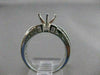 ESTATE .49CTW DIAMOND 14KT WHITE GOLD RING SEMI MOUNT ENGAGEMENT SETTING #20933