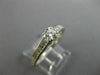 LARGE 1.25CT ROUND & BAGUETTE DIAMOND 18KT WHITE GOLD 3D CLASSIC ENGAGEMENT RING