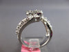 LARGE 1.90CT DIAMOND 18KT WHITE GOLD ROUND BAGUETTE & PEAR SHAPE ENGAGEMENT RING