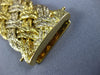 ESTATE LARGE BAUME & MERCIER .88CT DIAMOND 18KT TWO TONE GOLD WOVEN WATCH #25889