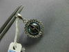 ESTATE .11CT DIAMOND & AAA TAHITIAN PEARL 14KT WHITE GOLD 3D ROUND HALO PENDANT