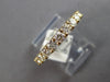 1.16CT DIAMOND 14KT YELLOW GOLD 3D SEMI ETERNITY LUCIDA WEDDING ANNIVERSARY RING