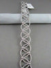 ANTIQUE 4.01CTW WIDE FILIGREE 14KT DIAMOND TRIANGLE BRACELET AMAZING!!!!