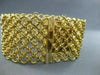 ANTIQUE 33MM WIDE 18K YELLOW GOLD HAND CRAFTED SOLID BRACELET ONE OF A KIND#1557