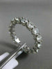 ESTATE 3.60CT DIAMOND 18KT WHITE GOLD DIAMOND ETERNITY WEDDING ANNIVERSARY RING