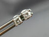ESTATE .40CT DIAMOND 14KT WHITE GOLD 3D CLASSIC SOLITAIRE STUD EARRINGS #17279