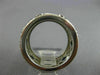 LARGE 3.40CT ROUND DIAMOND & AAA SAPPHIRE 14KT WHITE GOLD ETERNITY WEDDING RING