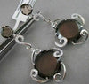 ANTIQUE 14KT 22.47CTW SMOKY TOPAZ & DIAMOND HANGING EARRINGS ONE OF A KIND!!!!!