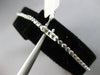 ESTATE WIDE 1.30CT DIAMOND 14KT WHITE GOLD GRADUATING 2 ROW FUN TENNIS BRACELET