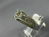 ESTATE WIDE .80CT DIAMOND 14KT WHITE GOLD 3D SEMI MOUNT ENGAGEMENT RING #17694