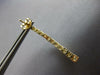ESTATE LARGE 1.6CT DIAMOND 14KT YELLOW GOLD ROUND JOURNEY FLEXIBLE BAR HANGING EARRINGS