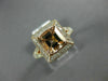 LARGE 1.60CT DIAMOND & AAA MORGANITE 14KT ROSE GOLD CUSHION CUT ENGAGEMENT RING