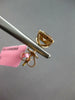 .66CT WHITE & PINK DIAMOND 18KT ROSE GOLD 3D PRINCESS & ROUND HALO STUD EARRINGS