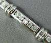 ESTATE 3.0CT DIAMOND 14KT WHITE GOLD CLASSIC CHANNEL LINK TENNIS BRACELET #11117