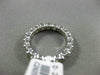 ESTATE 2.69CT DIAMOND 14KT WHITE GOLD SHARED PRONG CLASSIC ETERNITY WEDDING RING