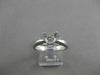 ESTATE PLATINUM RING PRINCESS ROUND DIAMOND ENGAGEMENT MOUNT SETTING 7MM #21507