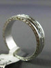 ESTATE 14K WHITE GOLD 3D CLASSIC FILIGREE MILGRAIN WEDDING ANNIVERSARY RING 1518