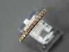ESTATE .21CT DIAMOND 14KT ROSE GOLD 3D ROUND 2MM CLASSIC FUN LOVE RING