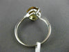 ESTATE 2.64CT DIAMOND & AAA CITRINE 14KT WHITE GOLD CRISS CROSS SQUARE FUN RING