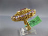 EXTRA LARGE 27.1CT AAA AMETHYST & AAA TSAVORITE 18K YELLOW GOLD OVAL FLOWER RING