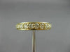 .77CT DIAMOND 14KT YELLOW GOLD 3D CLASSIC SEMI ETERNITY WEDDING ANNIVERSARY RING