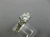 ESTATE GIA .70CT ROUND PRINCESS DIAMOND 14K WHITE GOLD 3 STONE LUCIDA RING 25519