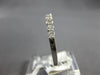 .45CT DIAMOND 14KT WHITE GOLD 3D ROUND 2MM SHARED PRONG WEDDING ANNIVERSARY RING