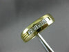 .70CT PRINCESS DIAMOND 14KT YELLOW GOLD 5 STONE INVISIBLE ANNIVERSARY RING #1288