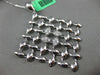 ESTATE EXTRA LARGE .96CT DIAMOND 18KT WHITE GOLD 3D CRISS CROSS SQUARE PENDANT