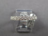 1.07CT DIAMOND 18KT WHITE GOLD FILIGREE 3/4TH ETERNITY SIZEABLE ANNIVERSARY RING