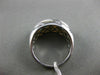 ESTATE WIDE .40CT DIAMOND 14KT WHITE GOLD AAA MOTHER OF PEARL INFINITY LOVE RING