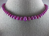 ESTATE 152CT AAA RUBY 3D CLASSIC GRADUATING ETERNITY LOVE NECKLACE
