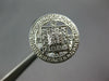 ESTATE WIDE .62CT DIAMOND 18KT WHITE GOLD OPEN FILIGREE CIRCULAR SQUARE FUN RING