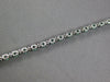 4.17CT DIAMOND & AAA EMERALD 18K WHITE GOLD CLASSIC OVAL & ROUND TENNIS BRACELET