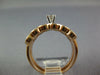 ESTATE WIDE 1CT DIAMOND 14KT ROSE GOLD ROUND MARQUISE SHAPE ANNIVERSARY RING SET