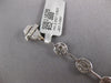 2.35CT DIAMOND 14KT WHITE GOLD 3D OVAL & ROUND BY THE YARD LOVE TENNIS BRACELET