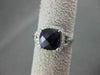 ESTATE 2.25CT DIAMOND & AAA EXTRA FACET AMETHYST 14KT WHITE 3D HALO DESIGN RING
