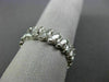 ESTATE 3.40CT DIAMOND 14K WHITE GOLD 3D MARQUISE ETERNITY ANNIVERSARY RING #1834