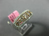 1.23CT WHITE & PINK DIAMOND 18KT WHITE & ROSE GOLD 5 STONE HALO ANNIVERSARY RING