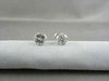ANTIQUE 14KT GOLD 1.61CT 7MM ROUND 6 PRONG DIAMOND STUD EARRINGS F-G VS/SI
