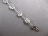 2.35CT DIAMOND 14KT WHITE GOLD 3D OVAL & ROUND BY THE YARD LOVE TENNIS BRACELET