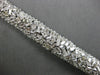 EXTRA LARGE 13.86CT DIAMOND 18K WHITE GOLD 3D CLUSTER GRADUATING BANGLE BRACELET