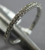 .19CT DIAMOND 14K WHITE GOLD 3D CLASSIC ROUND FILIGREE WEDDING ANNIVERSARY RING